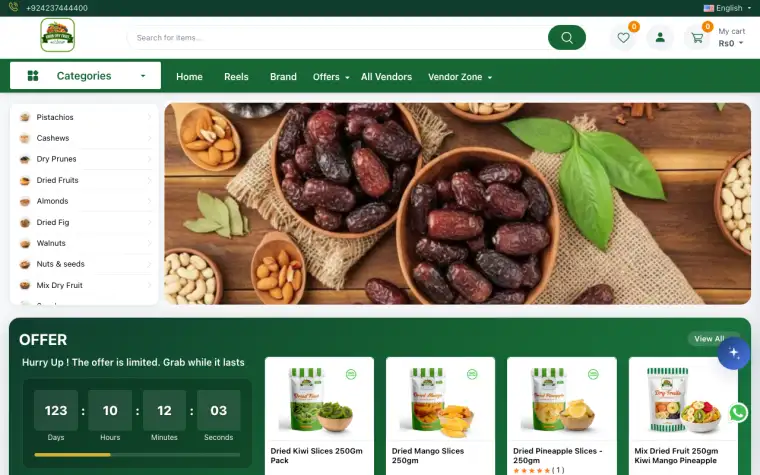 Khan Dry Fruits store preview