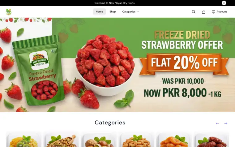 Nayab Dry Fruits store preview