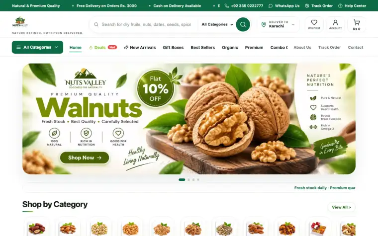 Nuts Valley store preview