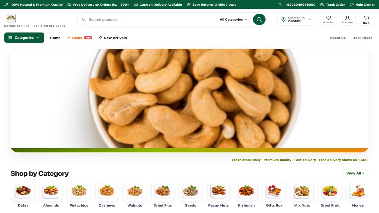 Passion Grocery store theme preview