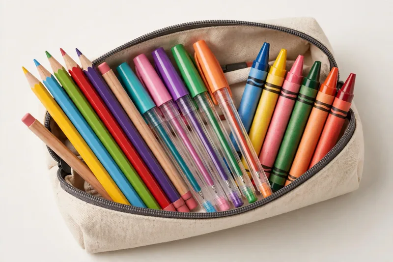 Pencils, Pens & Erasers