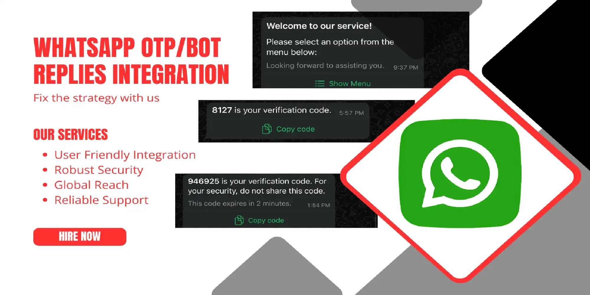 WhatsApp OTP Integration & Marketing Solutions for Mobile Apps and Cloud API