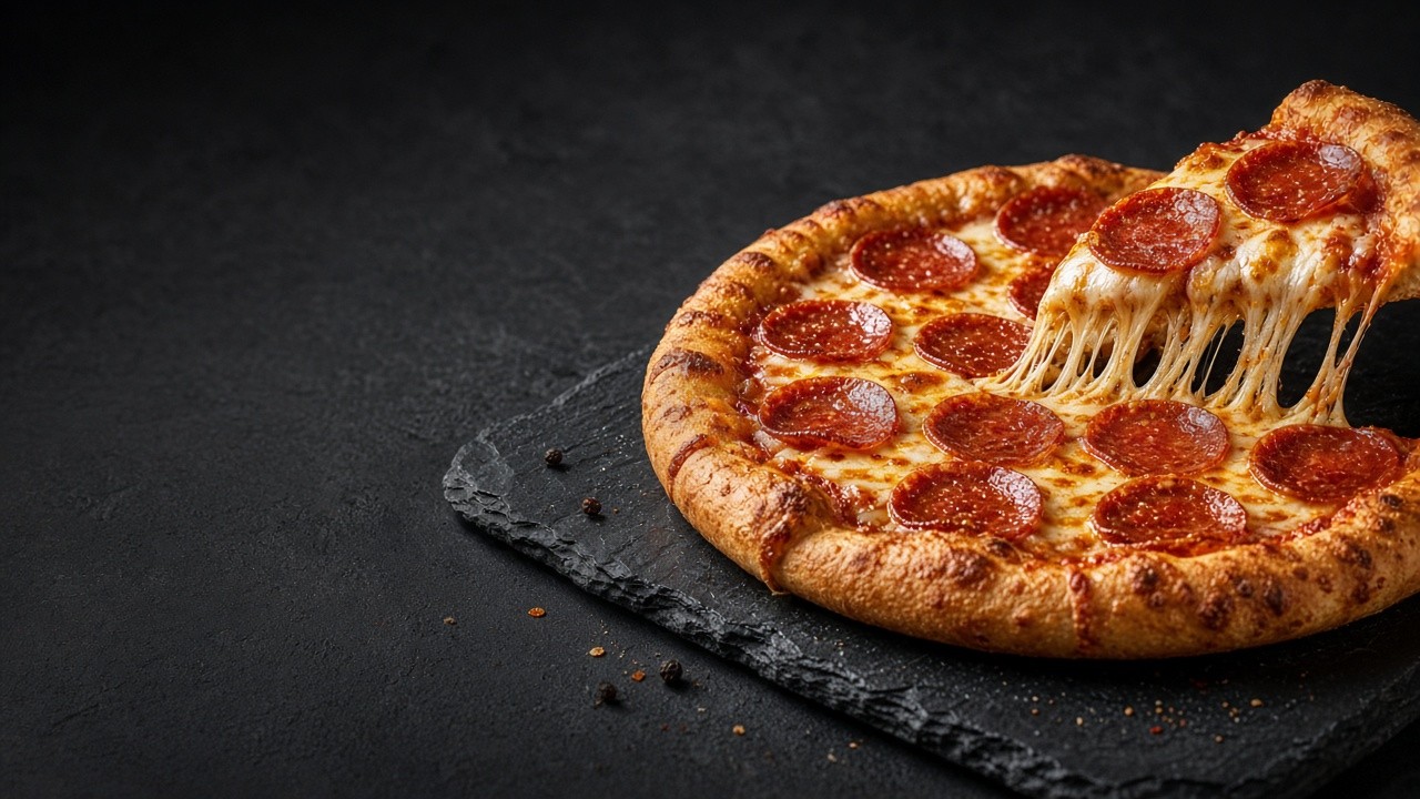 Loaded pizza