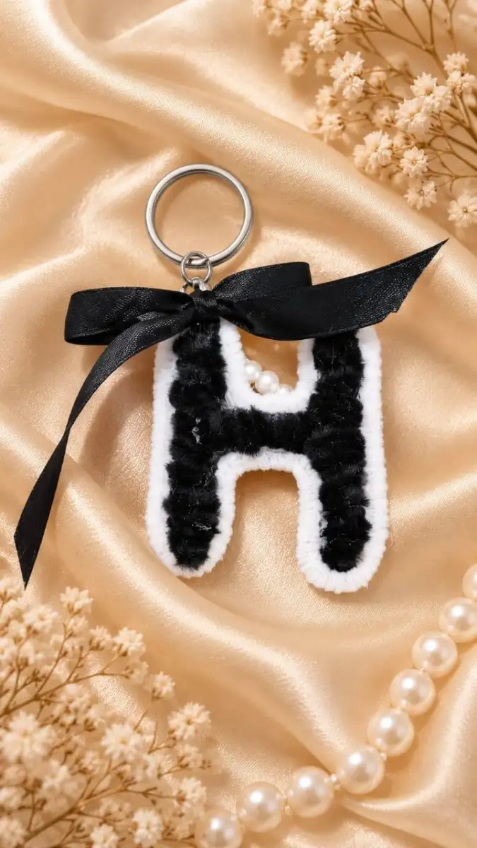 CUSTOM PIPE CLEANER INITIAL KEYCHAINS