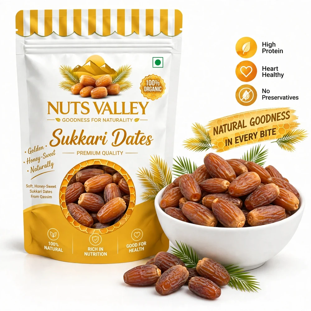 Premium Quality Sukkari Dates | Khajoor  250gm