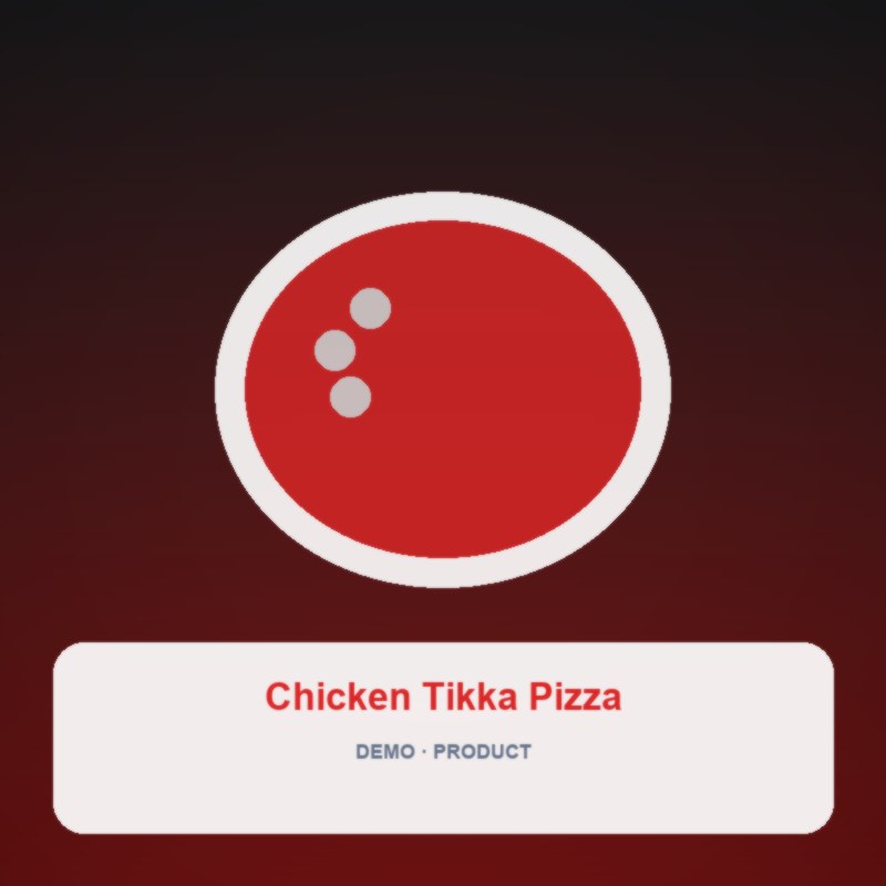 Chicken Tikka Pizza