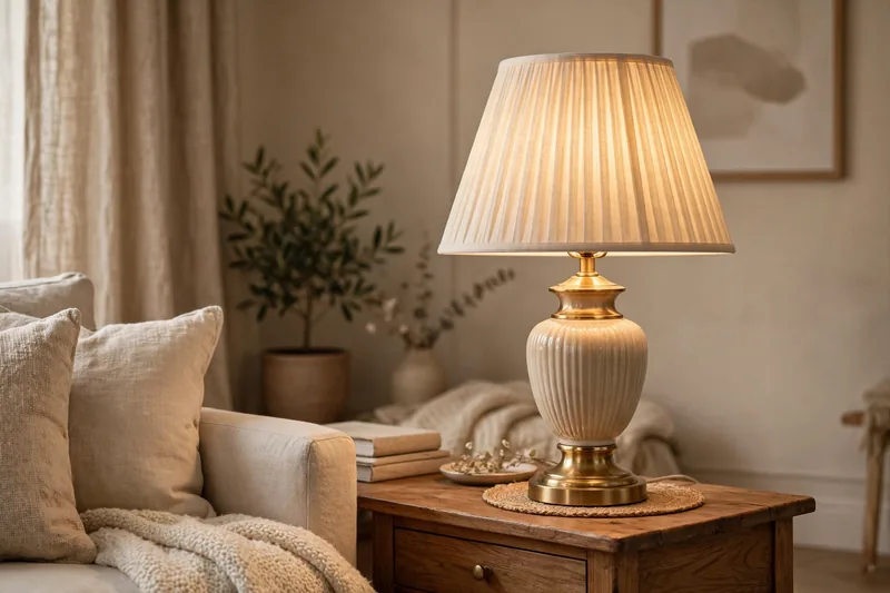 [Demo] Modern Table Lamp — Sample