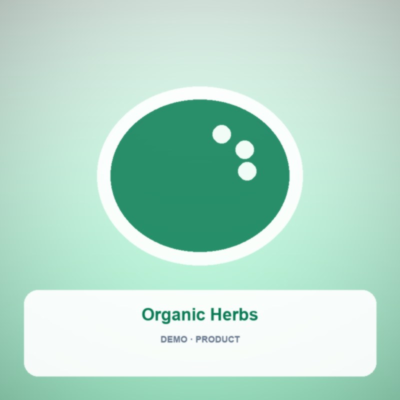 Organic Herbs Tin