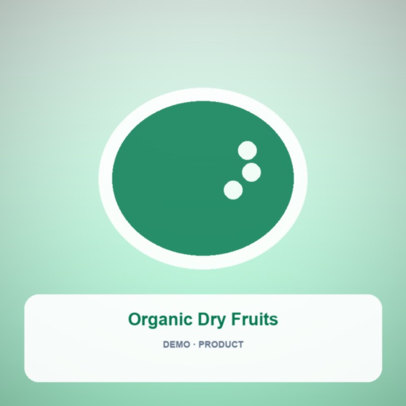 Organic Dry Fruits Tray