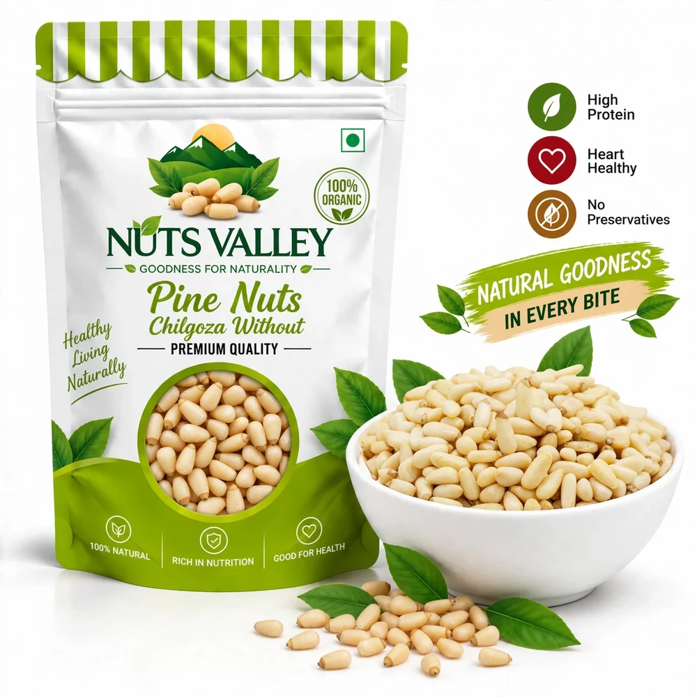 Pine Nuts Chilgoza Without Shell 250gm Pack