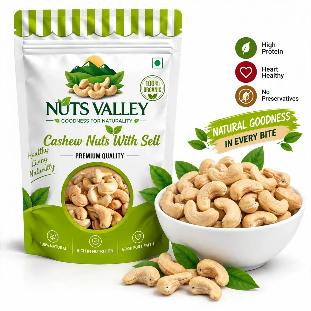 Cashew Nuts With Sell 250gm