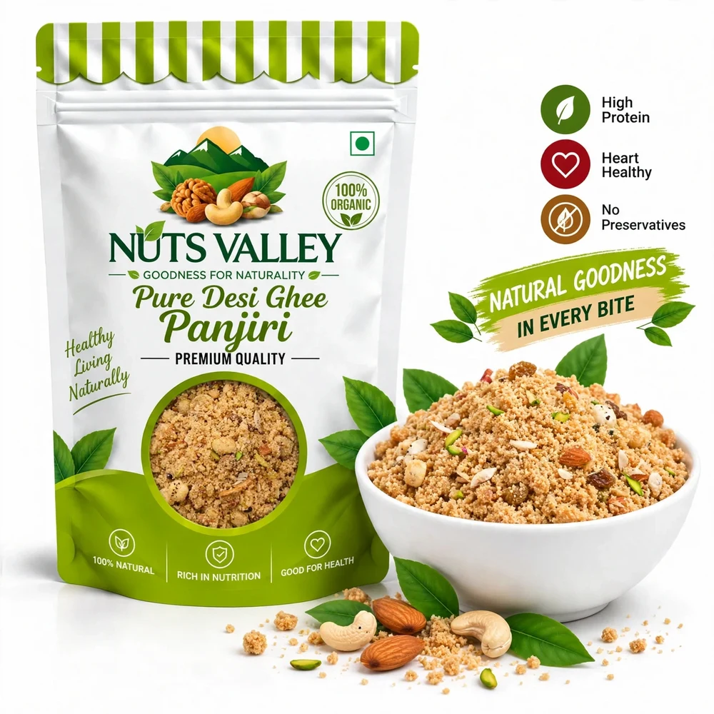 Pure Desi Ghee Panjiri 250g with Premium Dry Fruits