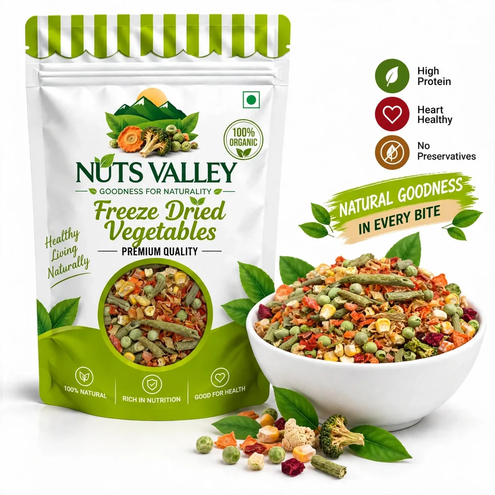 freeze dried vegetables 250g