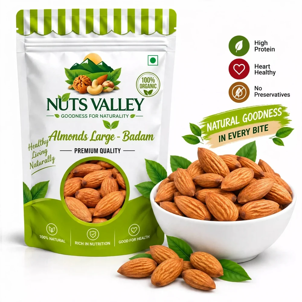 Premium Almonds Large - Badam Giri