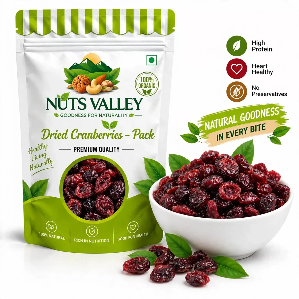 Dried Cranberries – 250gm Pack