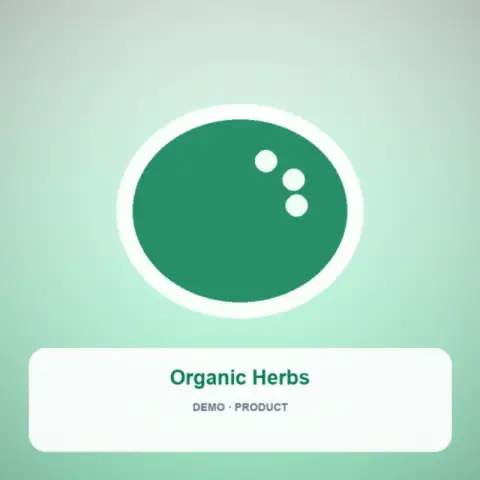 Organic Herbs Tin