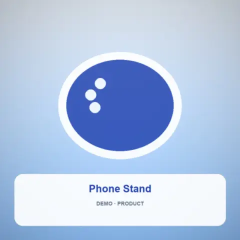 Phone Stand Aluminium