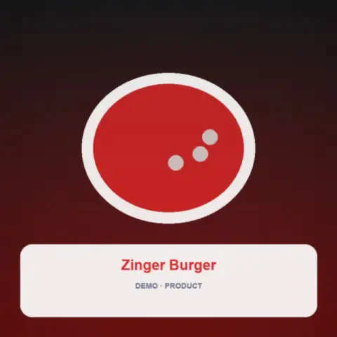 Zinger Burger