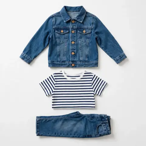 Kids Denim Outfit Set