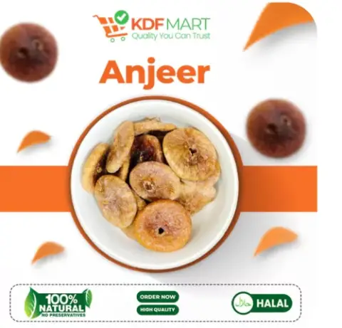 KDF Dried Figs - Jumbo Size (250gm Pack)