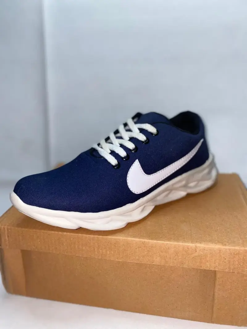 Man,s Fabrics Running Sneakers Blue