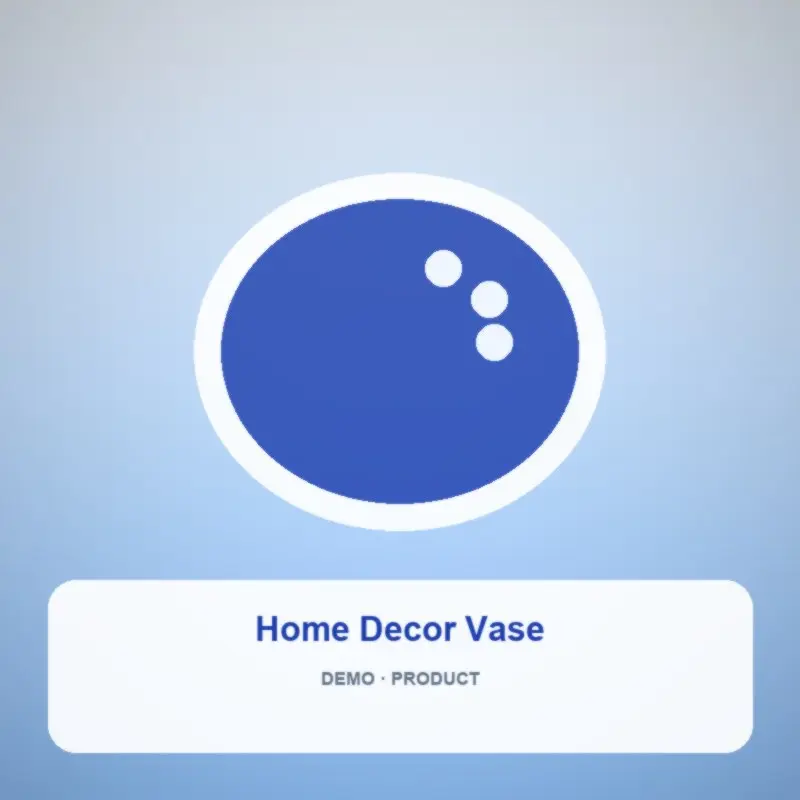 Ceramic Home Decor Vase