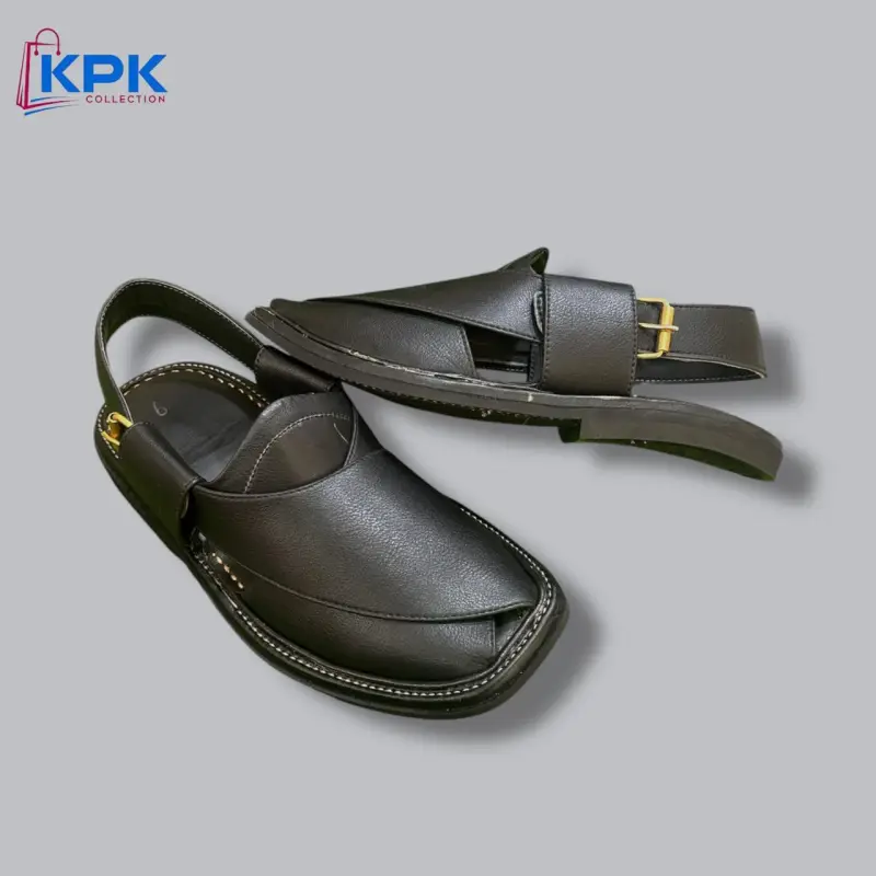 Peshawari Gogo Chappal With Pure Leather