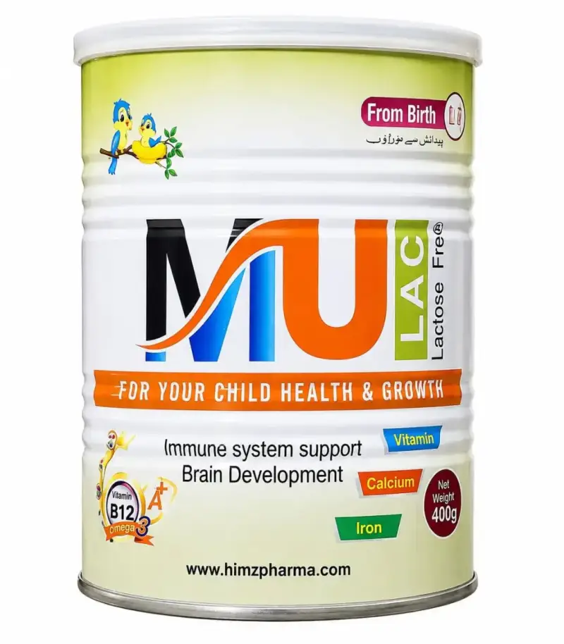 MU LAC Lactose Free Infant Formula for Child Health and Growth